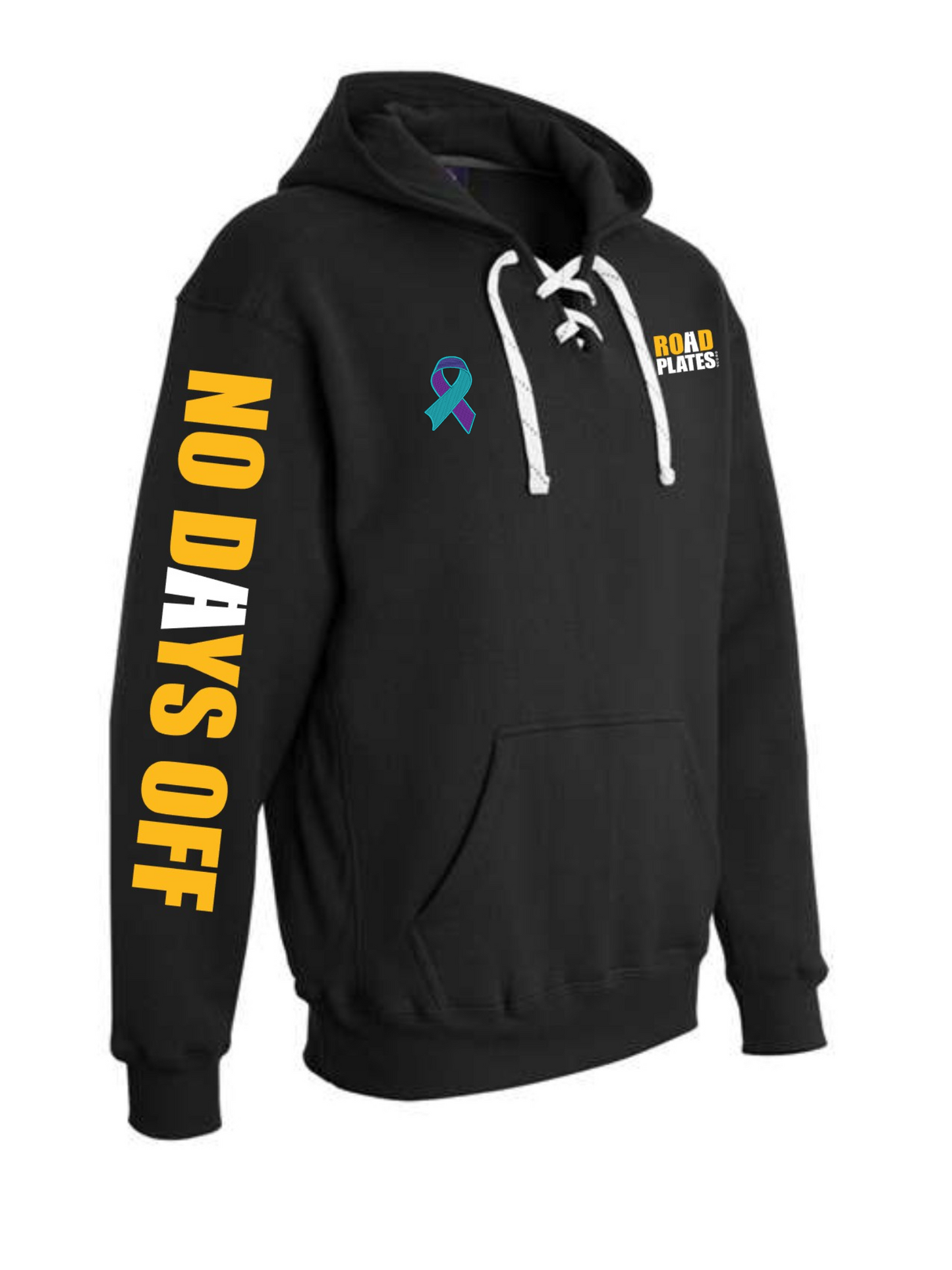 Suicide Prevention Awareness Road Plates Hoodie