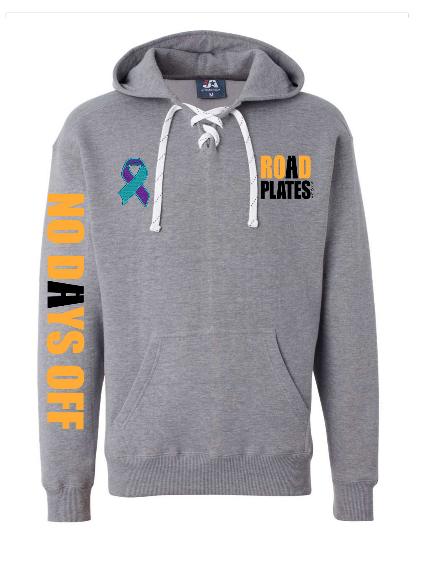 Suicide Prevention Awareness Road Plates Hoodie