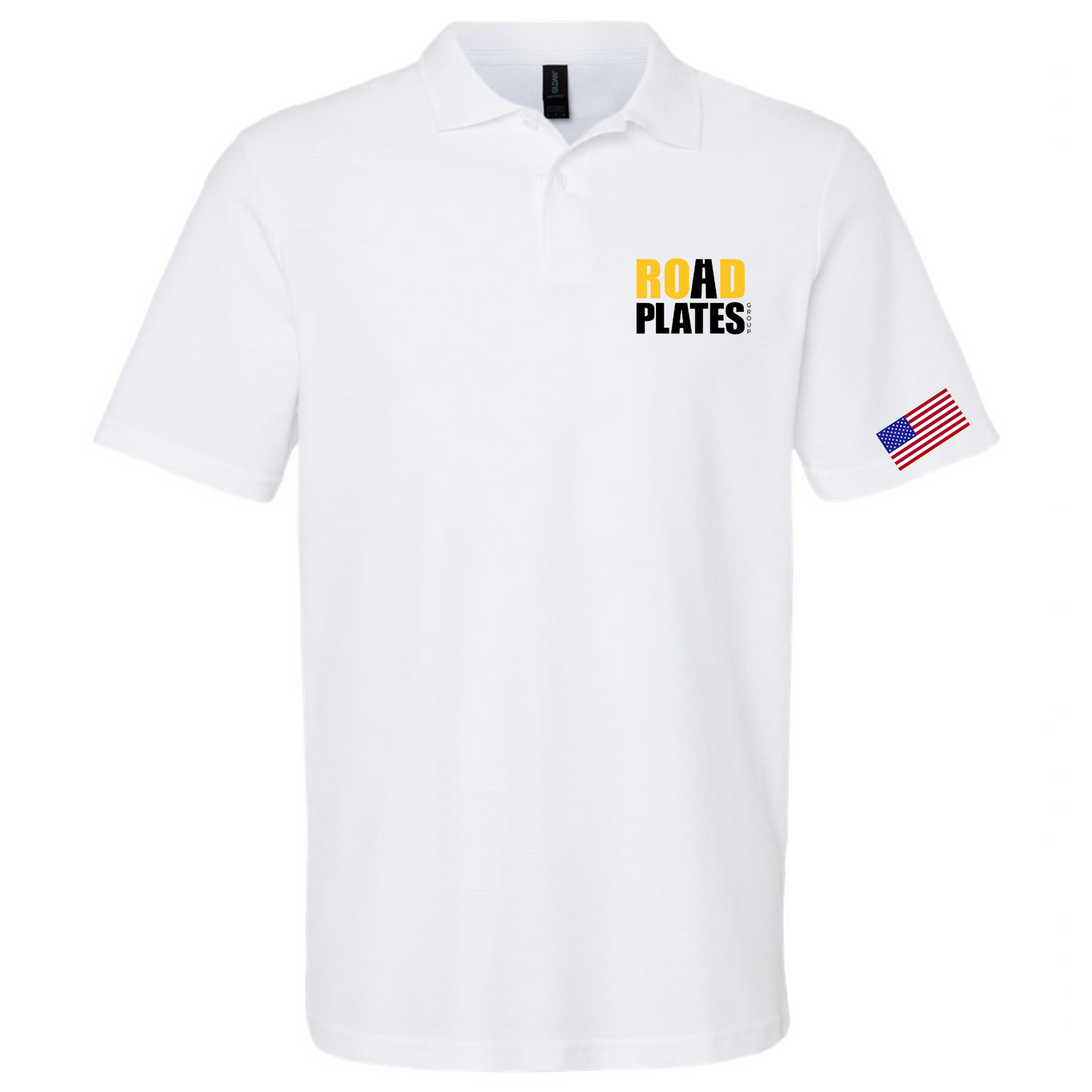 Embroidered Button Polo
